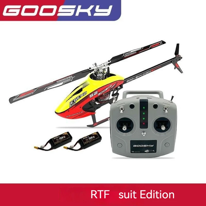 2024 New Goosky S2 Remote-Controlled Helicopter 3d Stunt Aircraft Model With Dual Brushless Direct Drive 6-Channel Boy Toy Gift 2