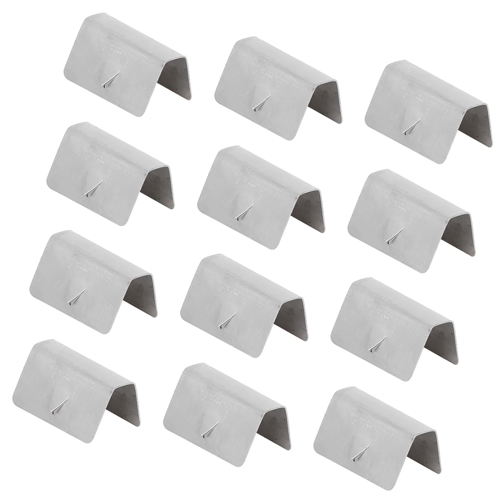 Car Wind Rain Deflector Channel Stainless Steel Fixing Retaining Clips 12Pcs Fit For HEKO G3 car window deflectors