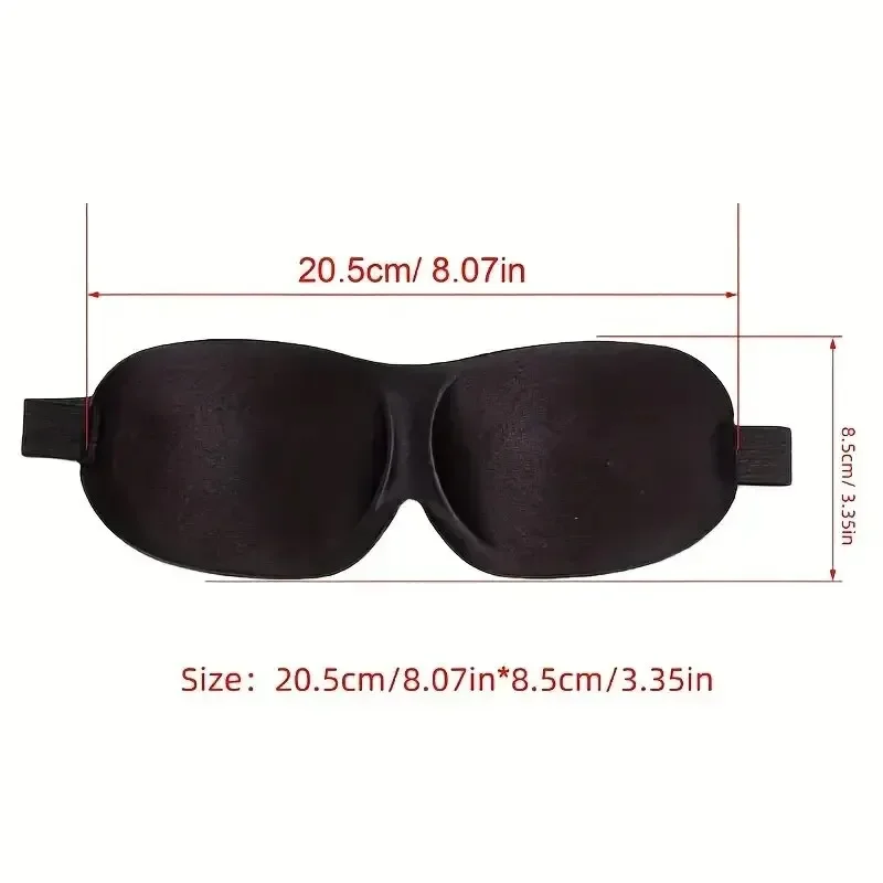 3D Stereoscopic Sleep Eye Mask, Sleep Magic Memory Sponge Black Shading Breathable Eye Protection 4