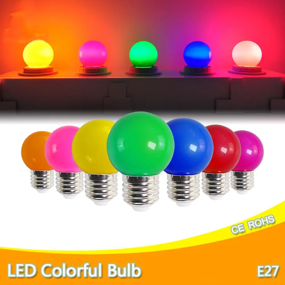 SMD 2835 Lamparas Home Decor Colorful Light LED Bulb E27 B22 G45 Lamp
