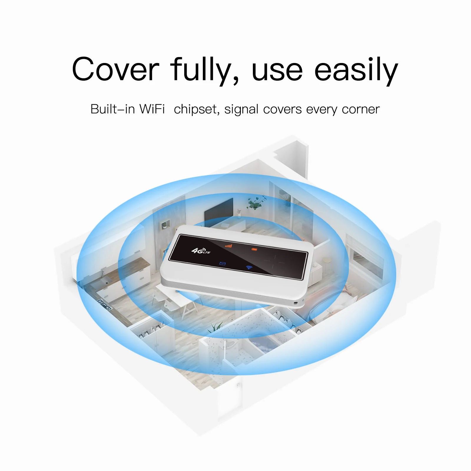 4G Modem WiFi Portable Pocket External Antenna Port Router LTE Wireless Mobile Unlocked Sim Card Slot