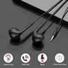 3.5mm In Ear Earphones Wired Headphones with Microphone Stereo Earbuds Sports Headset for Huawei Xiaomi Samsung Phone MP3 MP4 1