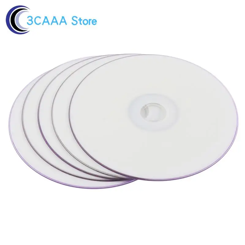 5Pcs DVD Drives Blank DVD + R CD Disk 8.5GB 8X Bluray Write Once Data Storage Empty Recordable Media Compact recordable compact disc blank blu ray disc blank recordable disc