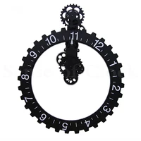 20-Inch European Retro Gear Clock Wall Clock Mechanical Wall Clock Living Room Bedroom Decoration Clock 2