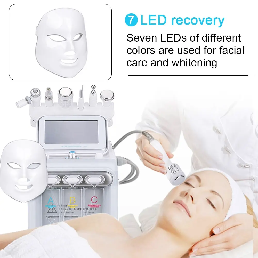 New 7In 1 Water Dermabrasion Machine Deep Cleansing Machine Water Jet Hydro Diamond Facial Clean Dead Skin Removal Equipment catrice hyper hydro clean id увлажняющая сыворотка праймер