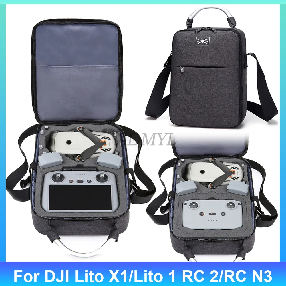 DJI Lito 1/Lito X1 RC 2/RC N3 휴대용 어깨 가방 보관 상자 배..