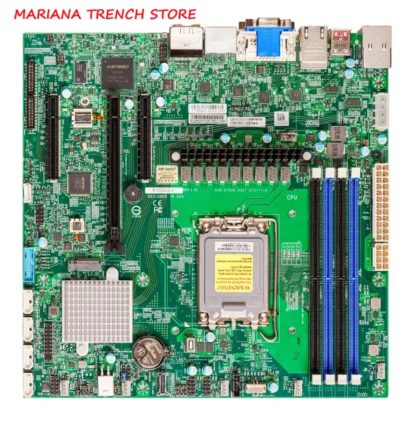 X13Saz-Q Q670E Per Scheda Madre Integrata Supermicro 12Th Generation Core I9/I7/I5/I3 Lga-1700 Dual 2.5 Gigabit Lan Ddr5-4000Mhz