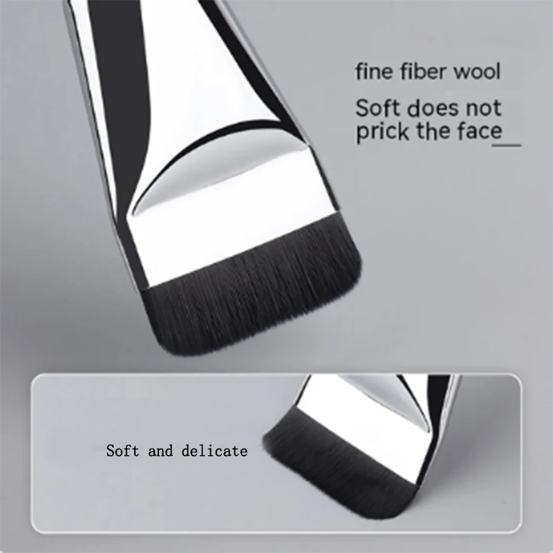 Ultra Thin Facial Contour Makeup Brush for Flawless Foundation
