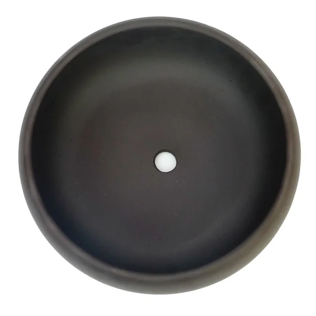 6.7-Inch Unglazed Round Ceramic Planter Pot with Drainage 5