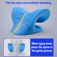 Neck Shoulder Stretcher Relaxer Cervical Chiropractic Traction Device Pillow for Pain Relief Cervical Spine Alignment Gift 2
