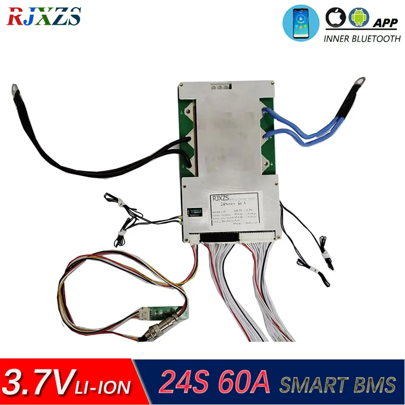 

24S 60A Inventory Clearance Smart Board On sale Li-ion BMS/PCM Battery Protection Board for 18650 Cell W/ Balance w/APP