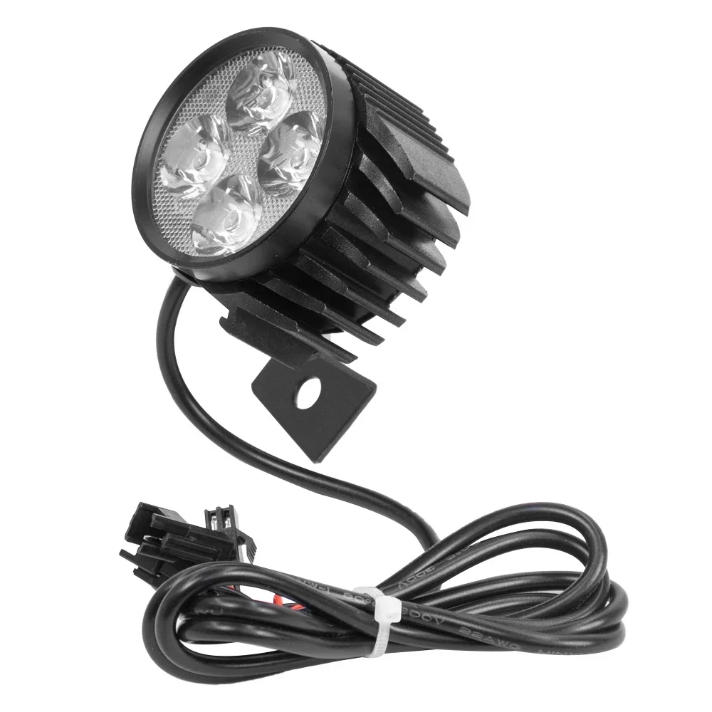 Frontscheinwerfer mit Hupe für Kugoo M4 Pro Elektroroller 2-in-1 LED-Scheinwerfer 12-80V Sicherheitswarnleuchte Ersatzzubehör – Detail 4