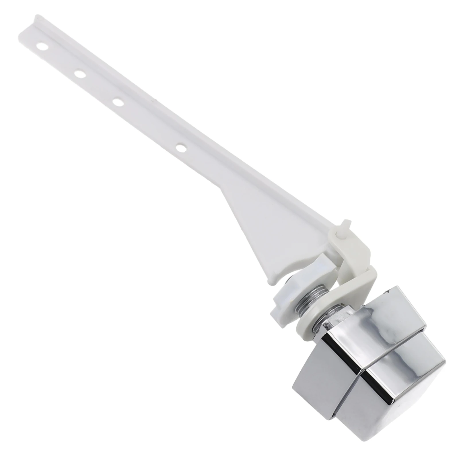 Toilet Flush Lever Handle Side Push Button Toilet Tank Handle Replacement Universal Flush Side Wrench Switch Square Button