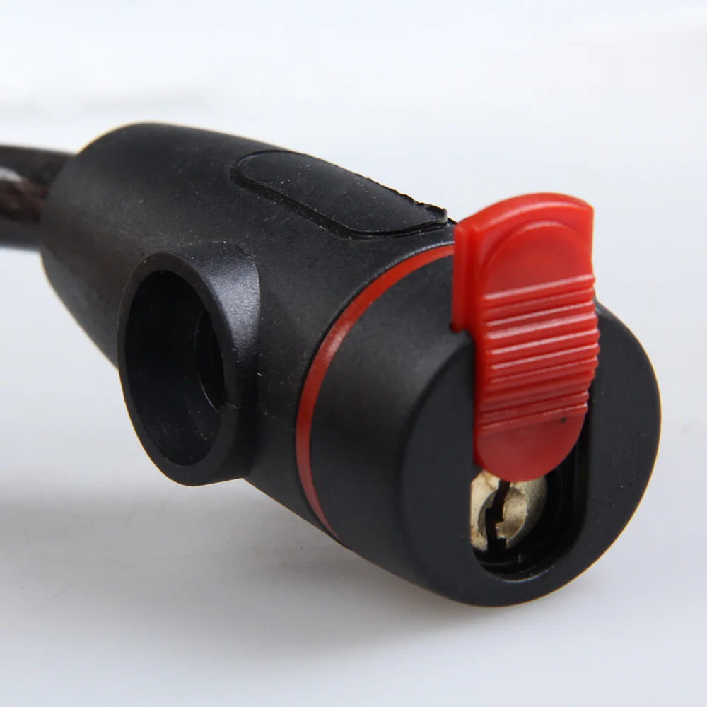 Steel Coil Cable Lock for Motorcycle and Bicycle