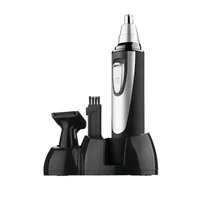 Hm-178 Waterproof 3 in1 Electric Corded Rechargeable Ear and Nose Hair Trimmer Manual for Men 1