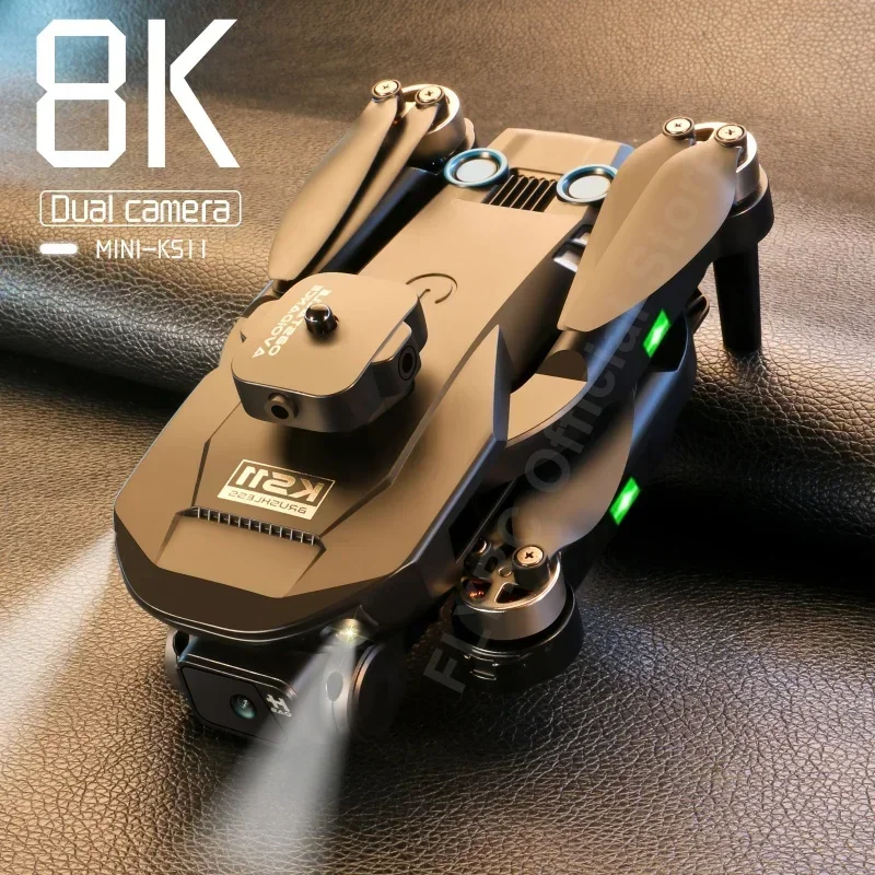 

KS11 New Mini Drone Quadcopter 4K Professional 8K Dual Camera Obstacle Avoidance Optical Flow Positioning Brushless RC Dron