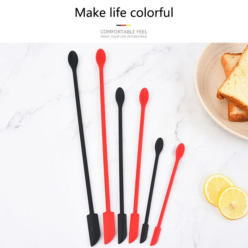 Double-End Silicone Sealing Wax Spatula Tool, Multifunctional Wax Seal Stir Sticks, Heat-Resistant Scraper