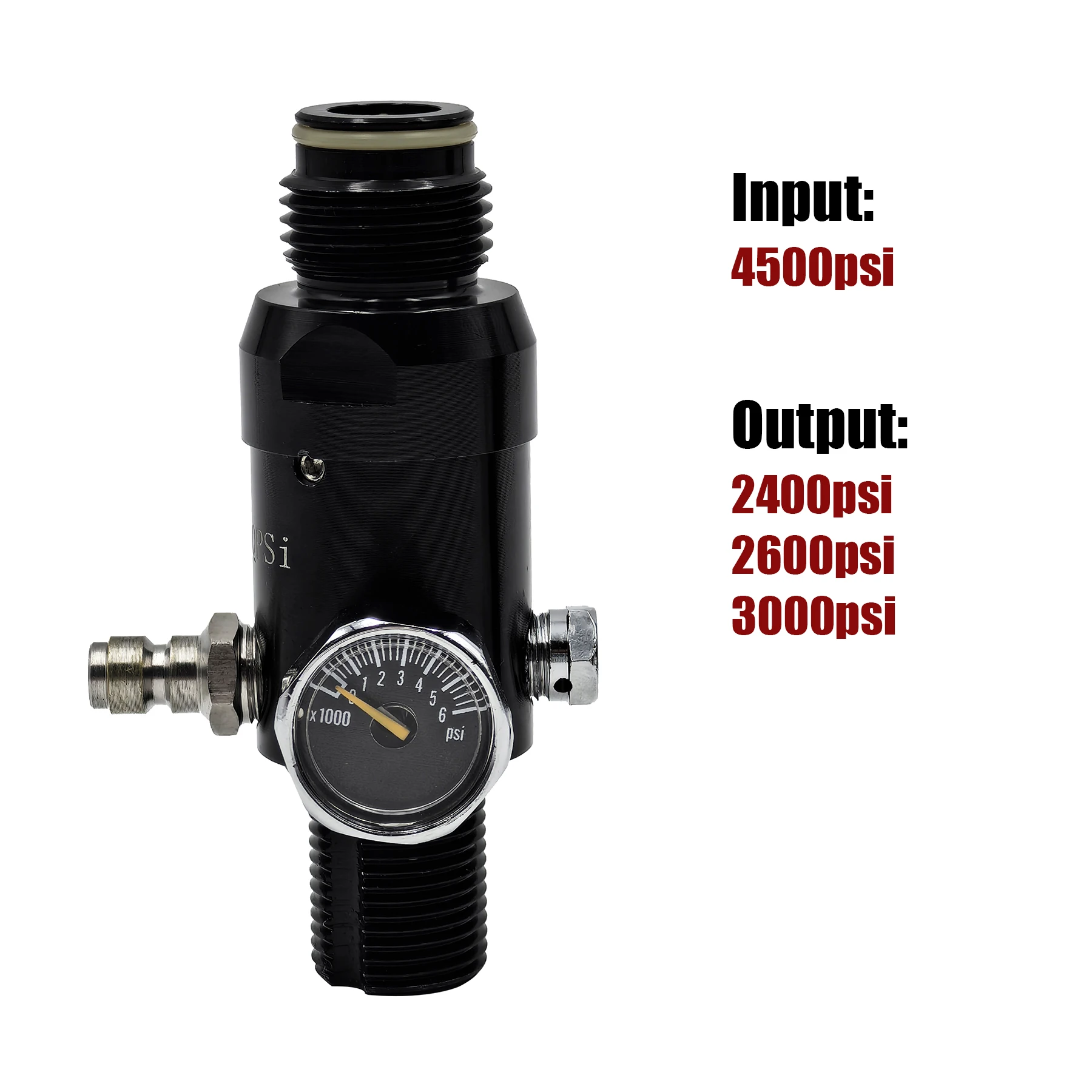 HPA 4500psi Cylinder Air Tank Regulator Valve