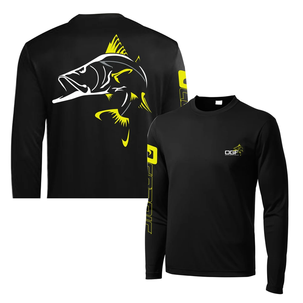 Oceanic Gear Fishing Long Sleeve Shirts UV Protection Moisture Wicking Quick-drying Breathable Fishing Shirts Clothing fishing shirt fishing clothes