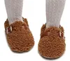 INS Style Baby Boys Girls First Steps Walking Shoes Plush Thickened Soft Warm Winter Autumn Footwear Fashion Shoes 6