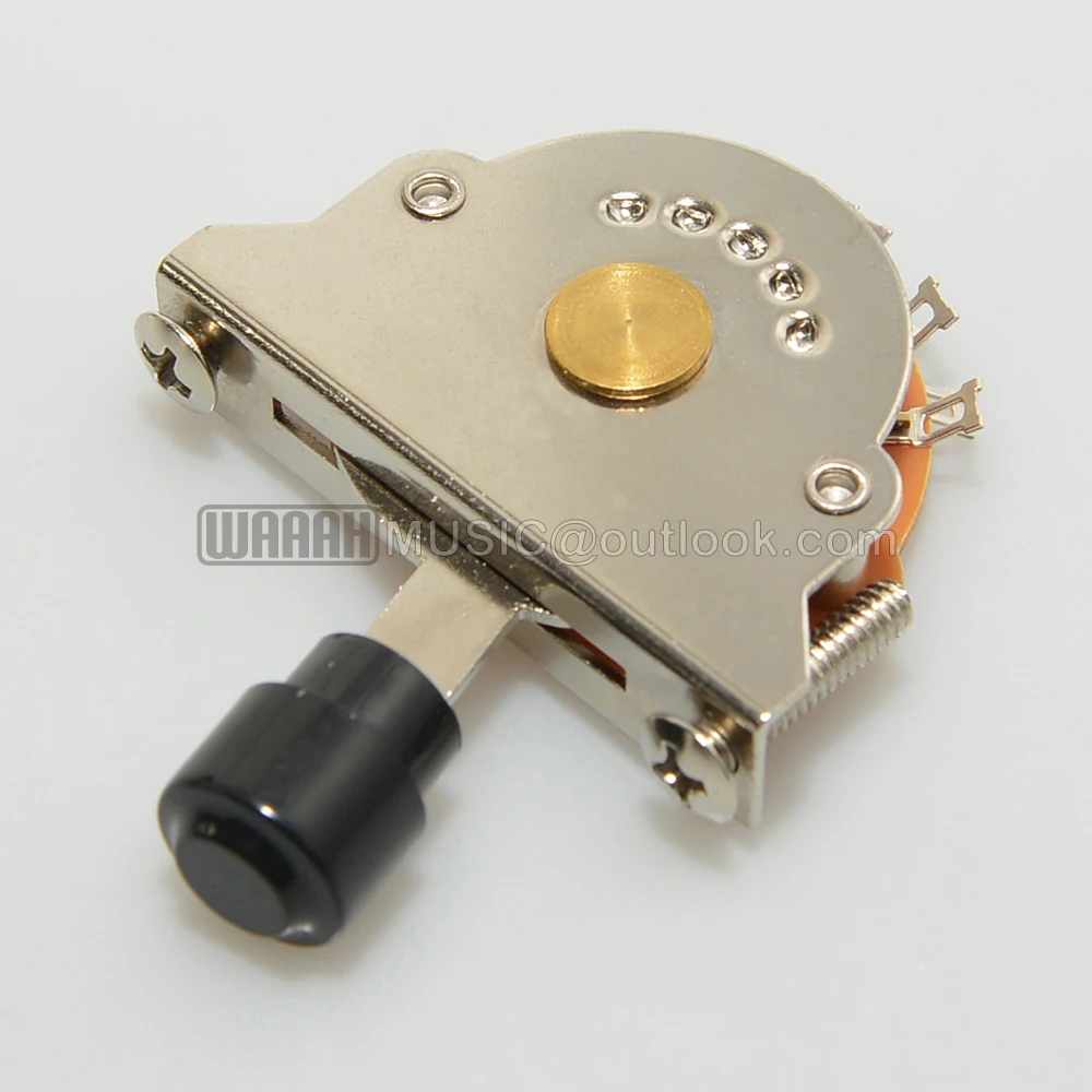 3-Wege-5-Wege-Gitarren-Pickup-Schalter mit Schrauben Pickup-Selektor Metall für den Austausch von E-Gitarren – Detail 3