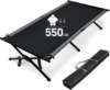 Extra Wide Camping Cot for Adults Oversized XXL Sleeping Cots Folding Cot Bed with Carry Bag 1