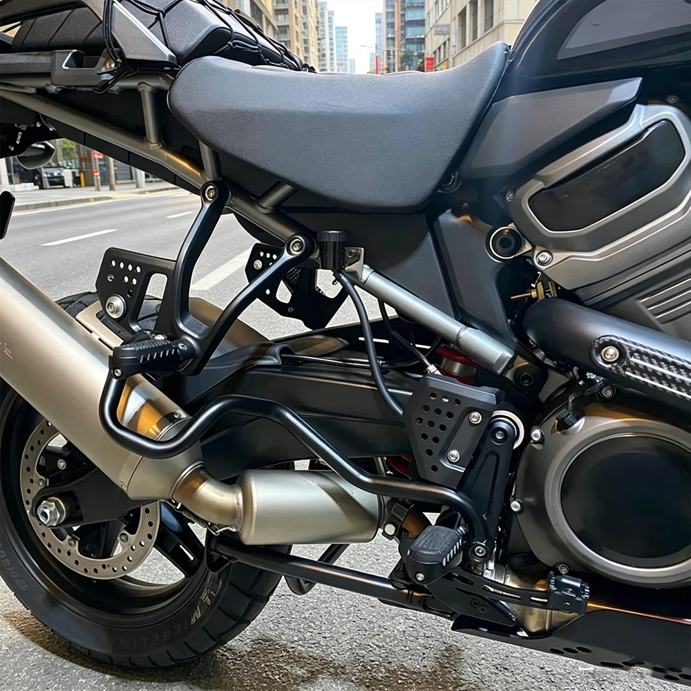 오토바이 액세서리 머플러 가드 프레임 범퍼 (PAN AMERICA 1250 S PA 1250 S 2020 2021 2022 2023 PA 1250 S 머플러 가드)