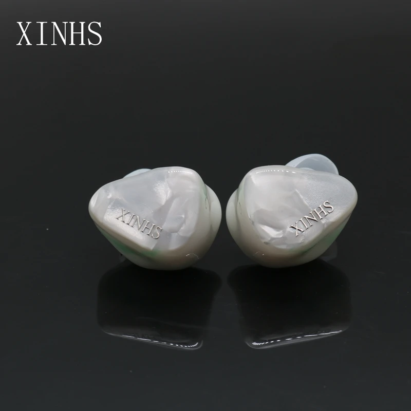 XINHS HS6  ̾ , 1DD + 3BA, Hetian suet jade IEM 0.78mm 2 