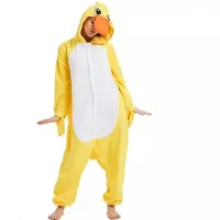Yellow Duck Onesie Animal Kigurumi Unicorn Pyjamas Halloween Adult Cartoon Pajama Cosplay Party Women Men Homewear Slippers XXL - Image 2