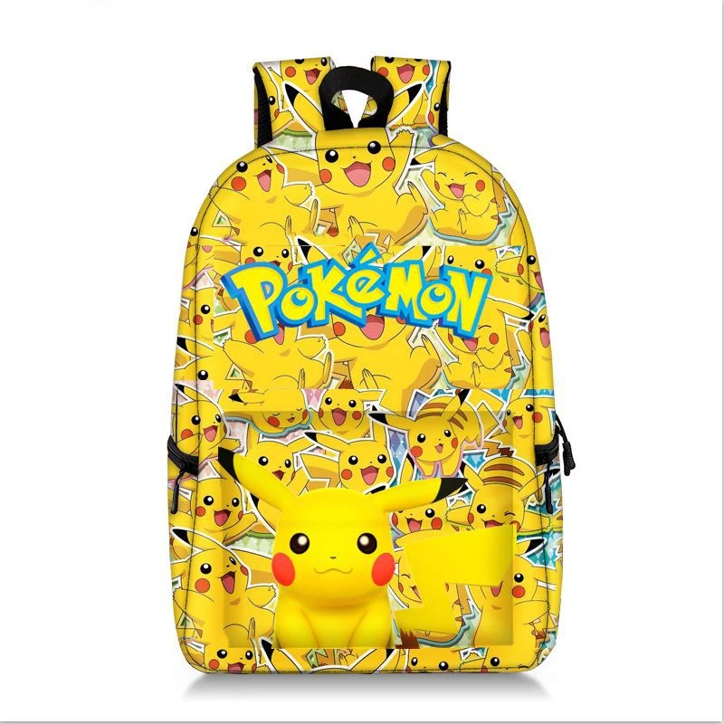 

New Pokemon Pikachu School Backpack Children School Bags Daypack Kids Adolescent Bags Large Capacity Backpack Children's Day