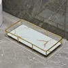 New Light Luxury Style Bathroom Toilet Washbasin Cosmetic Box Storage Rack Storage Rack Washbasin Desktop Tray Storage Items 5