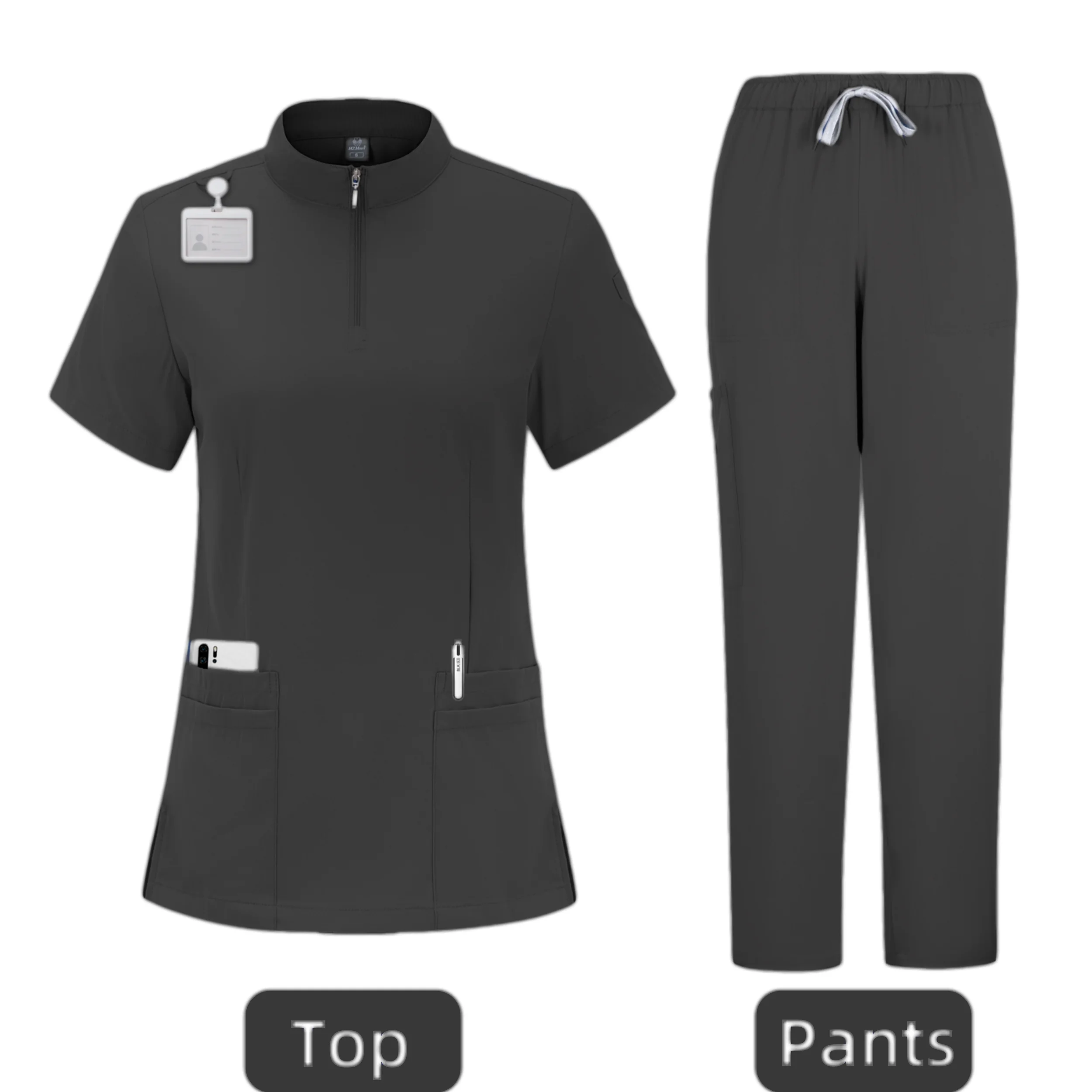 Uniformes Sanitarios Veterinaria Ropa Uniformes Sanitarios Mujer Casaca  Sanitaria Unisex Tejido