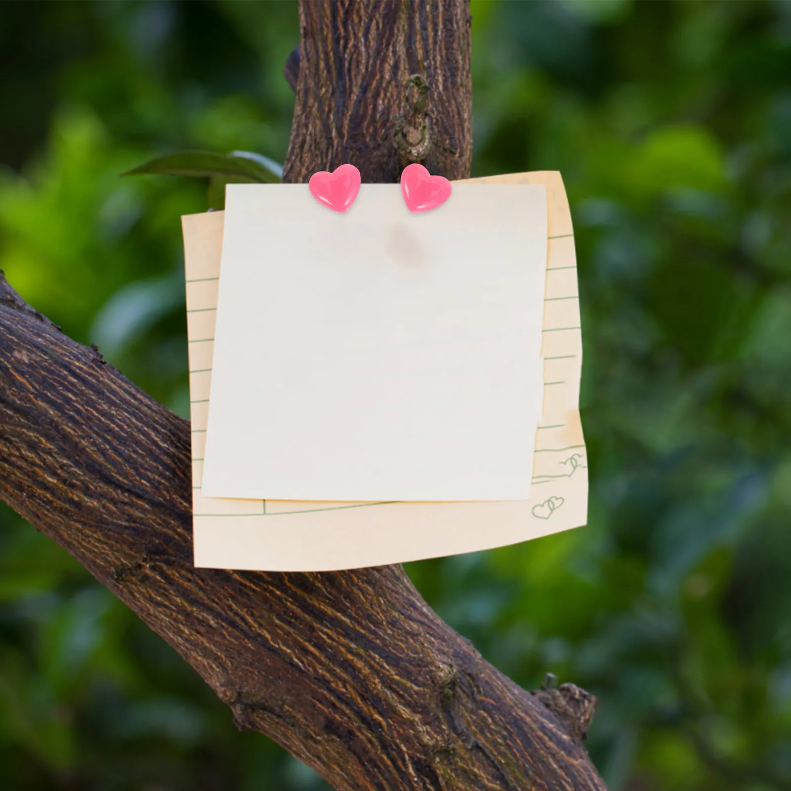 200Pcs 하트 모양의 푸시 핀 귀여운 장식 코르크 보드 액세서리 사무실 게시판 사진 노트 DIY 공예