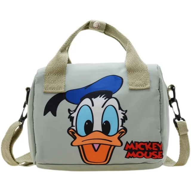 Disney Stellalou Donald Duck Duffy Cartoon Anime Cute Printed Canvas Bag Children School Outing Leisure Shoulder Bags for Girls 2