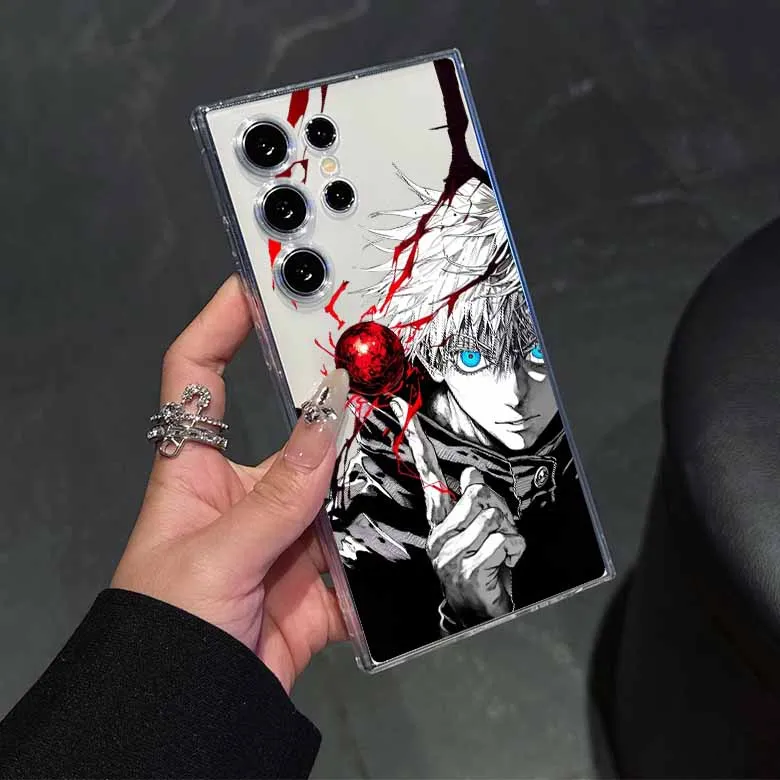 Jujutsu Kaisen Gojo Satoru Transparent Space Soft Phone Case