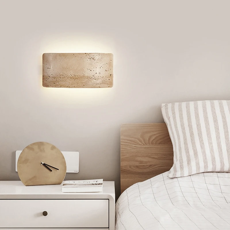 Natural Stone LED Wall Light Atmosphere Sconce For Bedroom Kitchen Stairs Aisle Minimalist Lamp