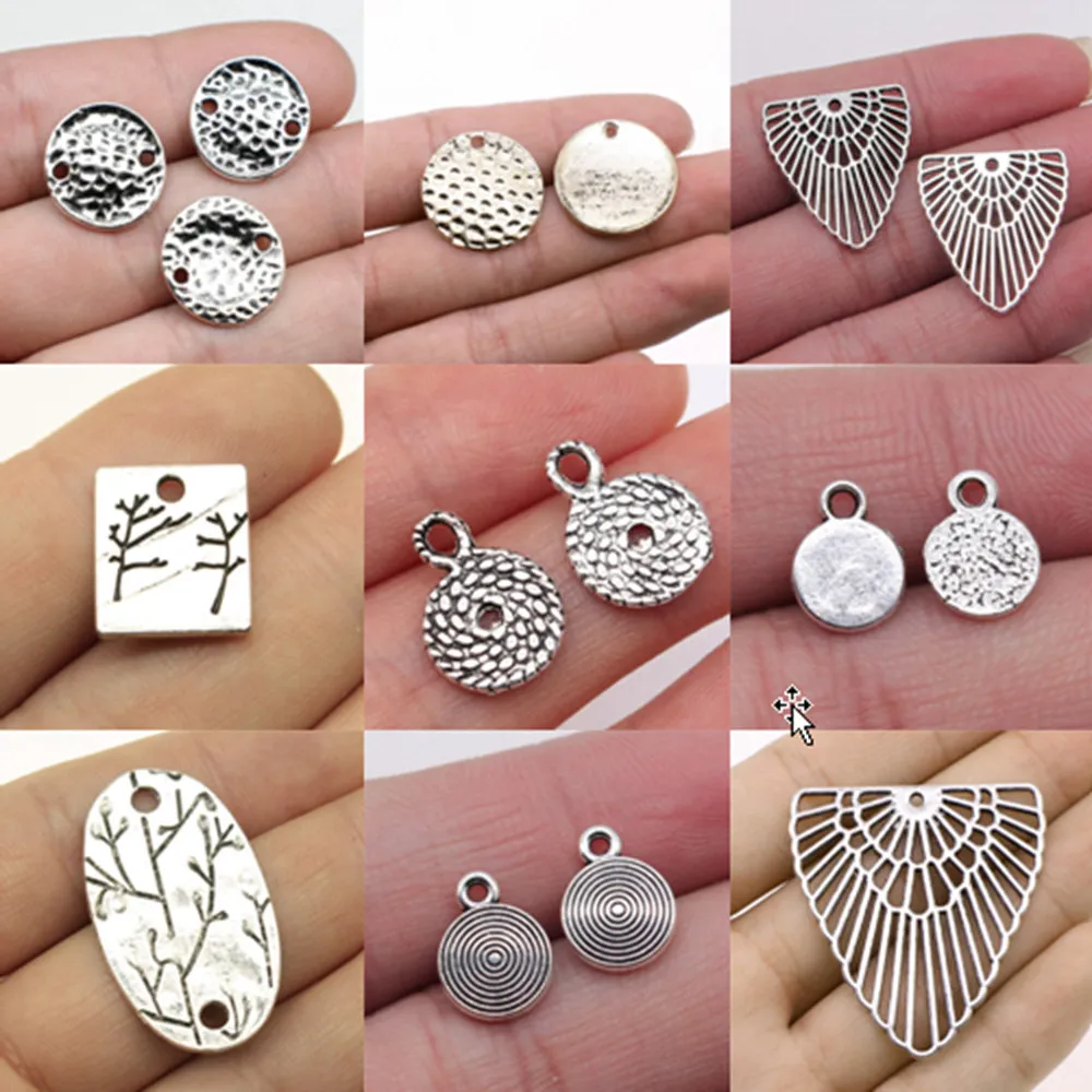 Bulk Charms For Jewelry Making Kit Pendant Diy Jewelry Accessories Water  Ripple Charms - Charms - AliExpress