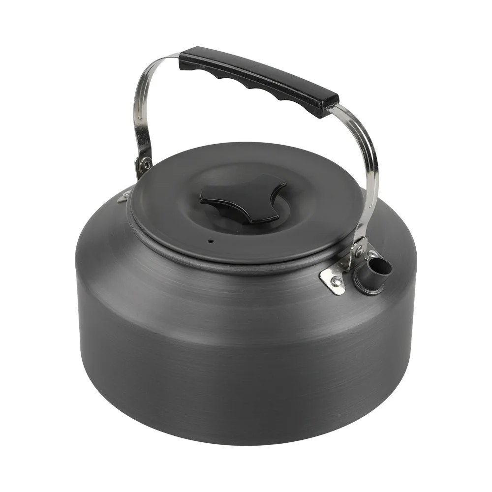 캠핑 요리 주전자, 합금 주전자, 차 커피 포트, 1.6L, 2L