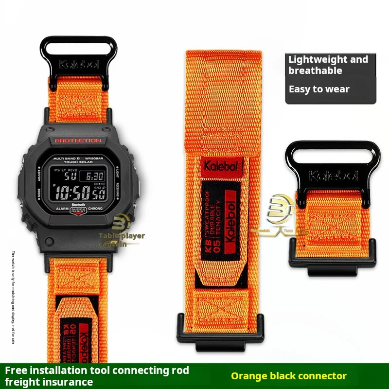 Enhanced Sports Nylon Canvas Watch Strap - Dive Bracelet