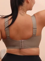 Soutien-gorge de couchage à gros seins pour femmes 6XL sans jantes en acier rassemblées sans cicatrices gilet grande taille exercice de yoga soutien-gorge anti-affaissement 4