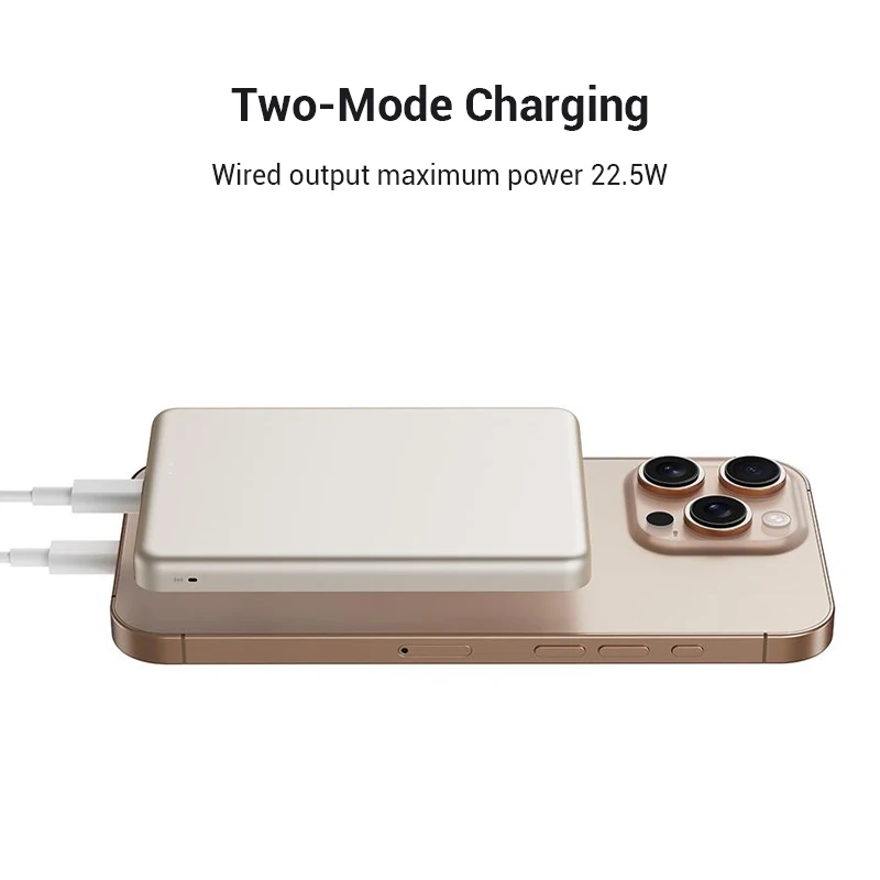 スマホアクセサリー Xiaomi Ultra Thin Magnetic PowerBank Xiaomi Ultra Slim Magnetic Power Bank 5000mAh WPB0507S Qi 7.5W