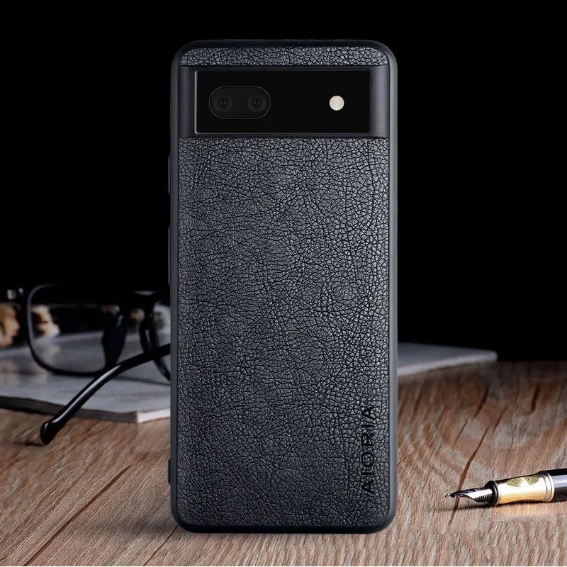 

For Google Pixel 6A Pixel 7 Pro Business Classic Litchi Skin Pattern Phone Case Anti Drop Protective Cases Cover Mobile Phone