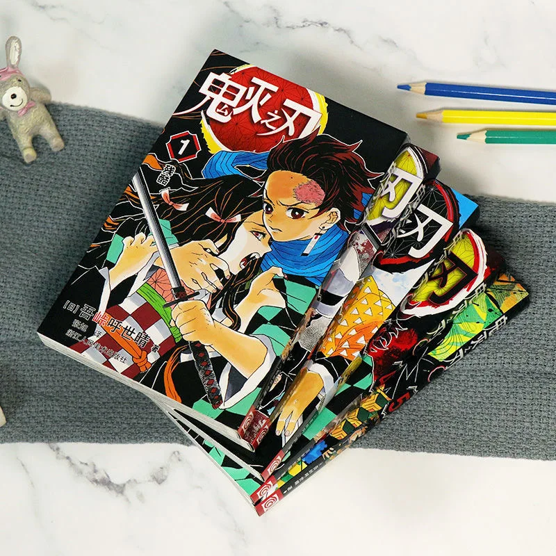 鬼滅の刃の漫画本,鬼滅の刃の漫画本,第1-23巻,英語版 - AliExpress