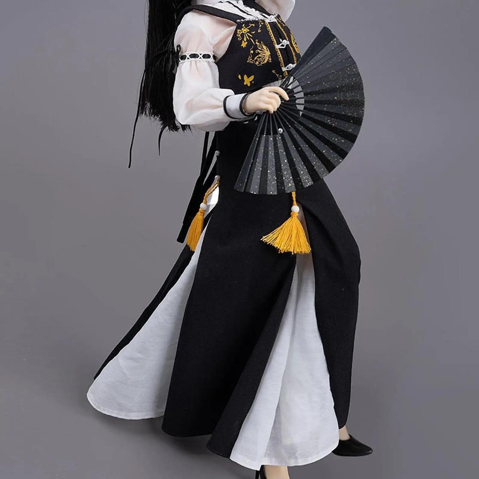 1/6 Top and Skirt Oufit Retro Outfit for 12 inch Female Figures Accessories