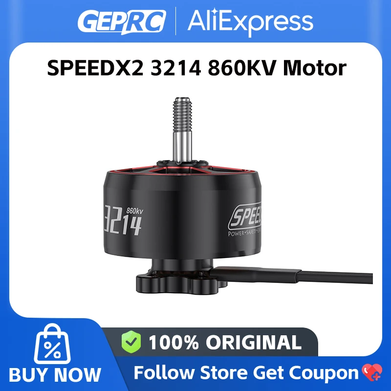 GEPRC SPEEDX2 3214 860KV Motor 9-10 Inch Long Range FPV Drone 6S Brushless Motor FPV RC Multicopter Racing Drone Parts DIY PART