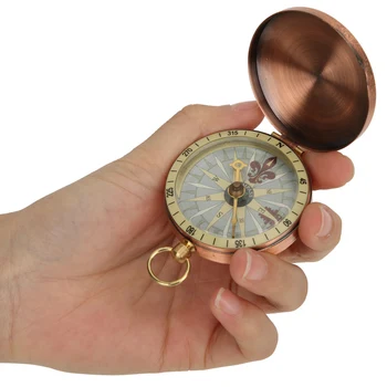Portable Vintage Mirror Compass 5