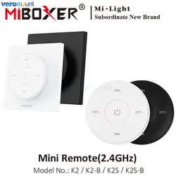 MiBoxer K2 K2S 2.4G Mini Remote Color Temperature Panel Remote Adjustable Dimmer Wireless Controller for MiLight DIM CCT Series
