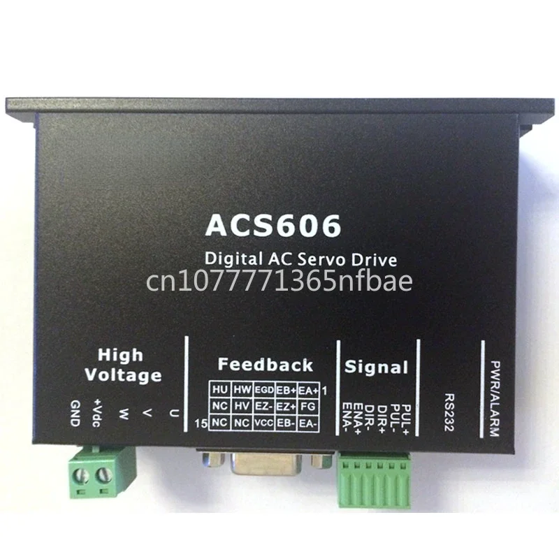 

work at 24-60VDC 3-phase servo drivers can push 50W-200W BLM servo motor，Original DC servo driver ACS606