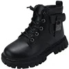 New Winter Fashion Children Booties Girls Ankle Boots Non-slip Boys Shoes PU Leather Short Boots Kids School Shoe Fall Girl Boot