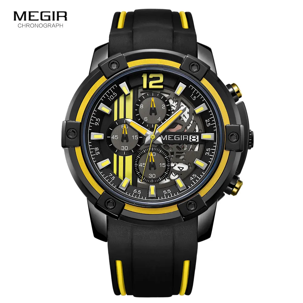 Pulsar Men Watch|megir Men's Chronograph Quartz Watch